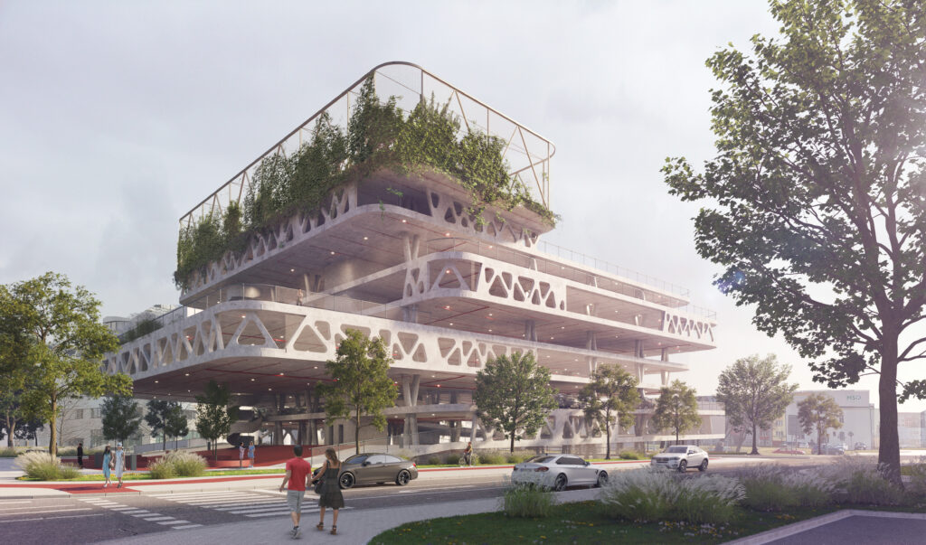 parkovací dům moravskoslezského krajského úřadu od PROJEKTSTUDIA EUCZ
