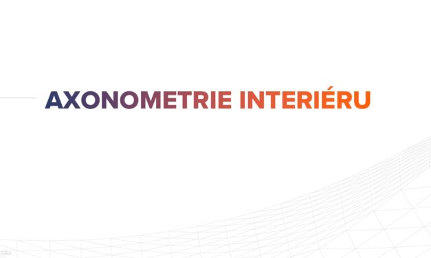 Přehledný interiér v axonometrii během pár minut